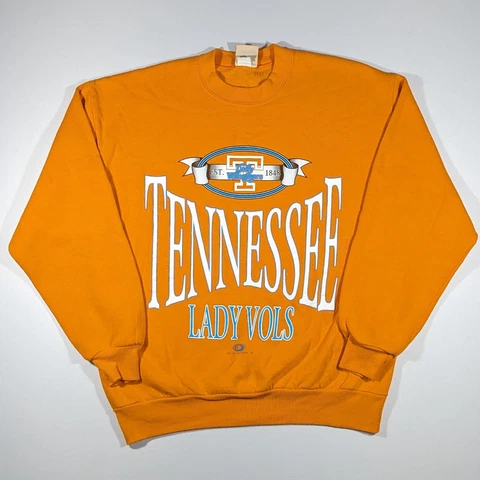 Vintage 90s University Of Tennessee Volunteers Lady Vols Crewneck Size Large Cover