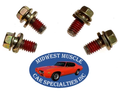 68-73 Ford Disc Brake Stabilizer Bracket Bolts Hardware Mustang Cougar 4pcs A99 - Image 1 of 4