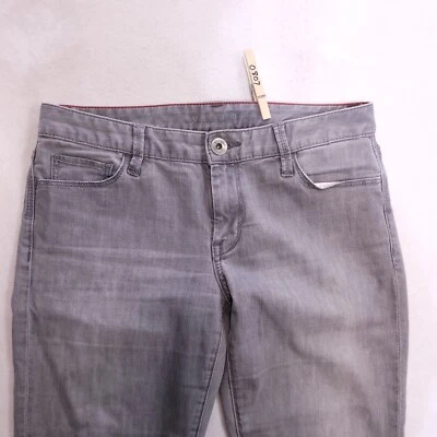 Banana Republic Casual Light Wash Button ZIp Denim Jeans Womens Size 27 Gray - Image 1 of 4