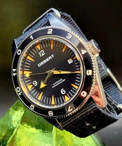 Debert 41mm Black Bay Dial Sapphire Crystal Automatic Men's Watch !! - Picture 1 of 2
