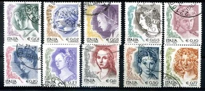 ITALIA 2002 - DONNE NELL'ARTE SERIE USATA - Imagen 1 de 1