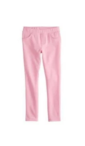 Girls 4-12 Jumping Beans Solid Strawberry Shortcake Pink Jeggings Size 5 - Picture 1 of 6