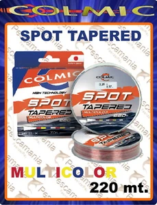 Monofilo Colmic SPOT TAPERED Multicolor mt.220 shock leader - Imagen 1 de 1
