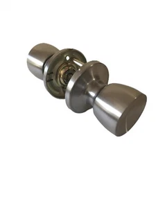 Tulip Style Satin Nickel Passage Interior Door Knobs Box of 2 pcs - Picture 1 of 3