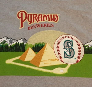 Seattle Mariners T-Shirt Large Pyramid Breweries Neu ohne Etikett NEU Baseball MLB INV245 - Bild 1 von 6