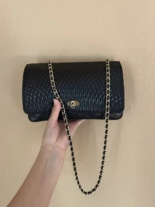 Bally Shoulder Bag Black Leather 3042679 Firm price - Picture 1 of 10