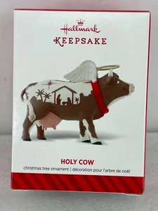 Hallmark Keepsake Holy Cow 2014 ricordo ornamento presepe ali angelo - Foto 1 di 9