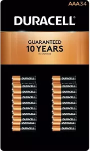 NUOVO! Duracell Coppertop Alkaline 'AAA' Confezione Multipla - Confezione Alcalina 34 - Foto 1 di 1
