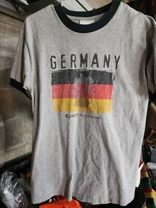 90's Walt Disney World Germany Flag Epcot World Showcase Ringer T-Shirt Size S - Picture 1 of 6