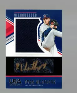 Ryan Weathers 2018 Panini USA Baseball Stars Stripes Jersey Auto #d 19/89 - Picture 1 of 2
