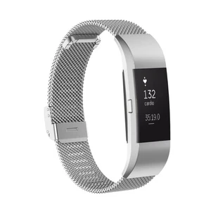 Fascia in Metallo Compatibile con Fitbit Charge 2 / Charge 2 HR Rete Tessuto Inox... - Foto 1 di 8