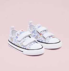 Converse Chuck Taylor All-Star Baby Girls Size 4 Butterfly Easy-On Sneakers - Picture 1 of 10