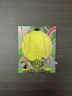 Wicked Glinda & Elphaba Charm Bestie Necklace Set - Image 1 of 2