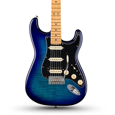 Fender Player II Stratocaster HSS Plus Top Maple Fingerboard LE Guitar Blue Brst - Image 1 of 4