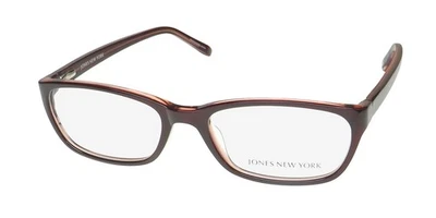 NEW JONES NEW YORK J730 GAFAS MUJER BORGOÑA 53-17-135 PLÁSTICO RECTANGULAR Foto 1 de 4