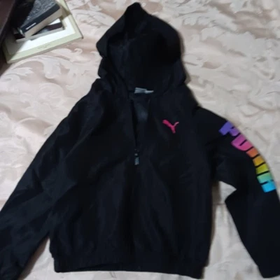 Chaqueta con Capucha Puma Cuarto Cremallera Talla Jóvenes Niñas Pequeña 7  Foto 1 de 4