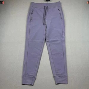 Athleta Headlands Hybrid Trek Joggers Womens 8 Purple Drawstring Tapered Stretch - Picture 1 of 9