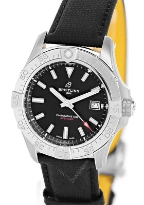 Breitling Avenger Automatic 42mm Anthracite Leather Men's Watch A17328101B1X1 - Image 1 of 4