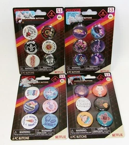 Botones Pinback Stranger Things - 4 paquetes nuevos - Imagen 1 de 2