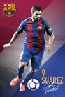 FC Barcelona Luis Suarez 16/17 Soccer Sports Poster 24x36