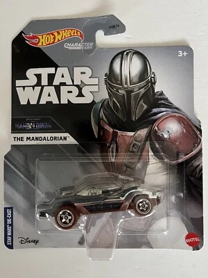 Hot Wheels Character Cars Star Wars The Mandalorian NEW - Image 1 of 4
