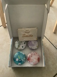 Scented Candle Gift Set 4 Tin Jar Soy Candles Deodorizing Relaxation 2.5 oz - Picture 1 of 2