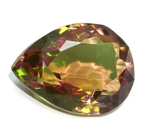 Large Alexandrite 38.50 Ct. Color-Change Pear Cut Loose Gemstone Gift for Women - Picture 1 of 9