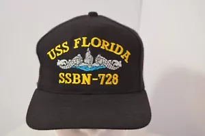 De Colección Marina USS Florida SSBN 728 Gorra de Béisbol Gorra Northstar Hecha en EE. UU. - Imagen 1 de 1