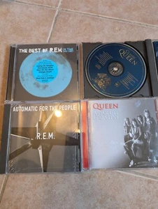 R.E.M. 2CD And QUEEN ABSOLUTE GREATEST CD And Free QUEEN Classic Scratched CD - Picture 1 of 5