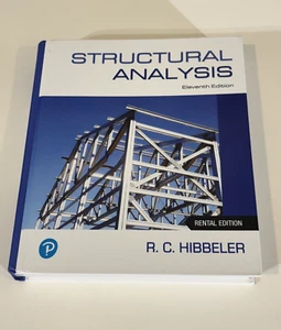 Structural Analysis 11th Edition Rental Edition R. C. Hibbeler (2024, Hardcover) - Picture 1 of 5