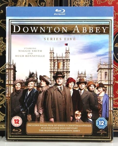 DOWNTON ABBEY SERIES FIVE 5 -- BLU-RAY w/ SLIPCOVER🌟REGION 2 UK🌟 I SHIP BOXED - Picture 1 of 3