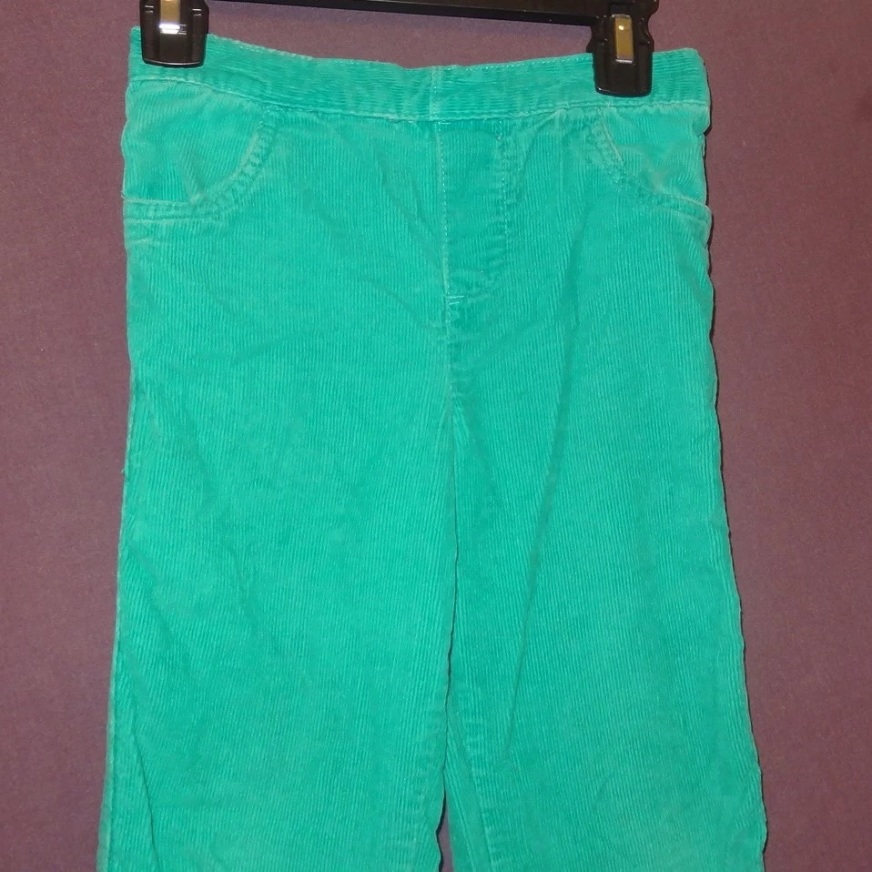 Pantalones Pana Verde Azulado Talla 6 L/G Nookie Dookie Pull On Niñas  Foto 1 de 4