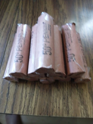 LOT of 10 Wheat Penny Rolls 1909-1958 Unsearched Estate Collection Cover