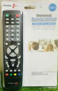POWER PLUS MANDO A DISTANCIA UNIVERSAL 12 EN 1 FUNCIONA EN TODOS LOS SISTEMAS LED LCD TV - Imagen 1 de 2