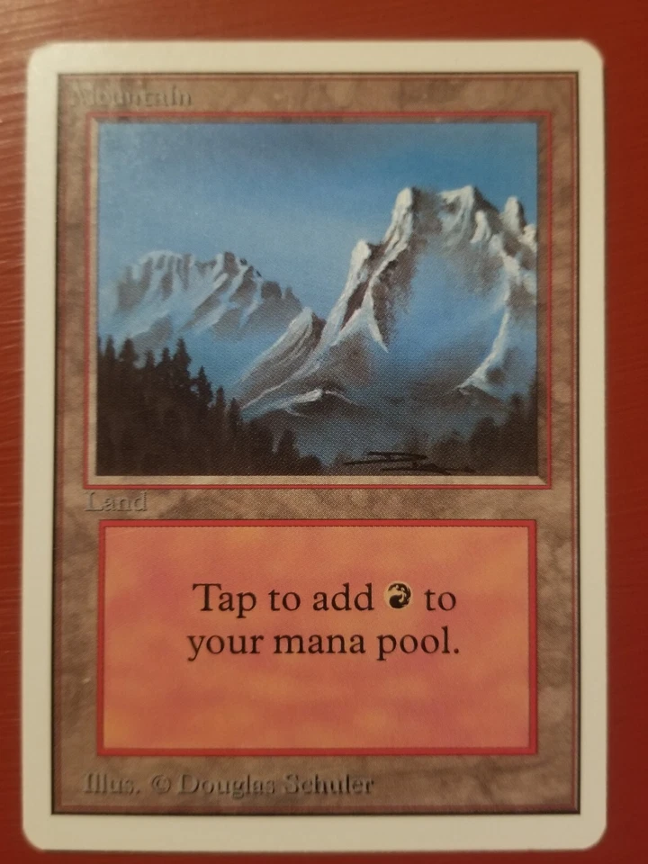 MTG Magic the Gathering Mountain (B) Unlimited NM/M - Image 1 of 1