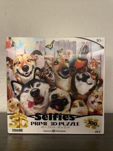 New Howard Robinson 300pc Pet Animal Selfies Prime 3D Puzzle Ages 10+ - Picture 1 of 4