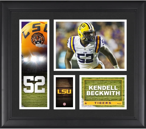 Kendell Beckwith Tigers Framed 15x17 Player Collage - Fanatics Cover