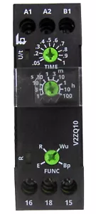 1Pc V2ZQ10 24-240VAC/DC 48-63Hz Time Relay For Function Timer - Picture 1 of 3