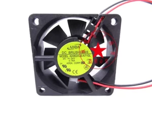 1PC ADDA AD0624US-A71GL 6025 24V 0.16A 6CM 2-wire chassis cooling fan - Picture 1 of 2