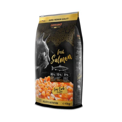 Leonardo fresh Meat Salmon & Poultry Trockenfutter Katze Getreidefrei | 4 kg - Bild 1 von 2