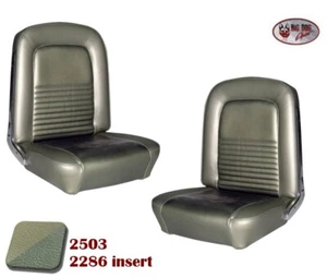Mustang 1967 tapicería de asiento con canastilla delantera - Ivy Gold de TMI hecho en stock! - Imagen 1 de 7