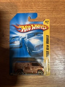 Hot Wheels 2008 New Models Custom '77 Dodge Van Burnt Orange - Picture 1 of 7
