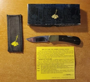 Gerber Classic Folding Lockback Stainless Steel Pocket Knife In Original Box - Picture 1 of 4