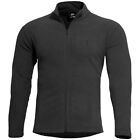 TAC MAVEN ELK Fleece Sweater Mens Zipped Sweatshirt Lightweight Hiking Black