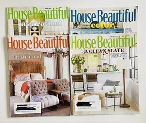 House Beautiful Magazine 2007 & 2009  Lot of 4 Issues - Picture 1 of 4