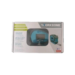 Workzone Digitales Akku Maßband- Laser,Rollband; 3 m Wasserwaage - Bild 1 von 1