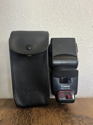 Canon Speedlite 420EX Flash With Storage Case - Image 1 of 4