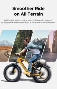 ENGWE E26 Electric-Bike Peak 1000W-Electric-Bike 26"x4 Fat-Tire Electric-Bicycle - Picture 1 of 15