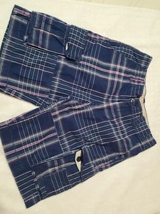Boys GAP Kids Blue Cargo Shorts Flat Front Button Zipper Waist Size 12 - Picture 1 of 8