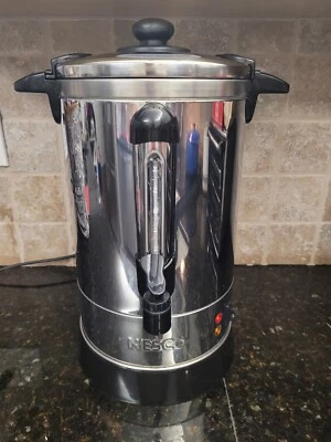 Nesco Stainless Steel 30 Cup Coffee Urn Clean And Works Perfectly EC - Image 1 of 4